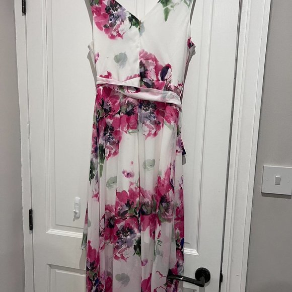 DKNY Womens White and Pink Dress - Picture 3 of 5